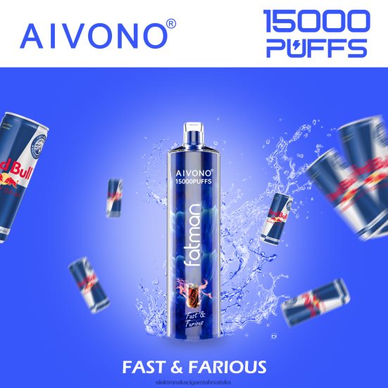 Jednokratni Vape Hrvatska - Aivono FATMAN 15000 brzi i žestoki L668DF18