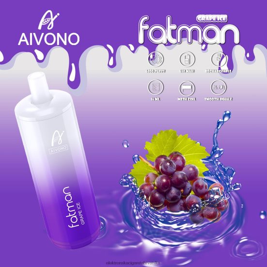 E Cigareta - Aivono FATMAN 6800 led od grožđa L668DF24