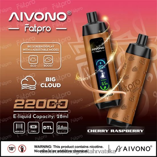 Elektronska Cigareta Hrvatska - Aivono Fatpro 22000 trešnja malina L668DF4