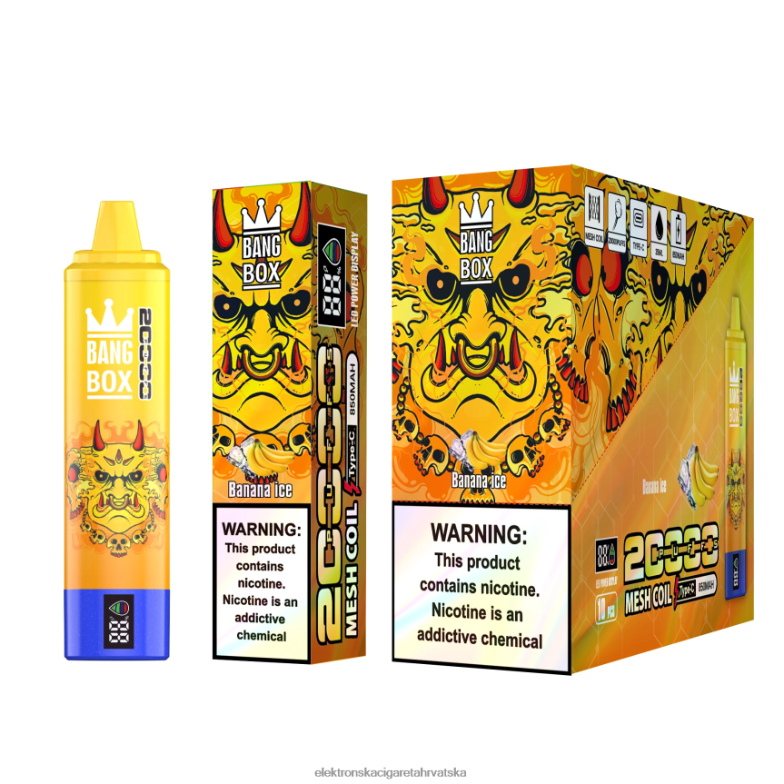 Jednokratni Vape Hrvatska - Bang Box 20000 led od banane 66HPFL57