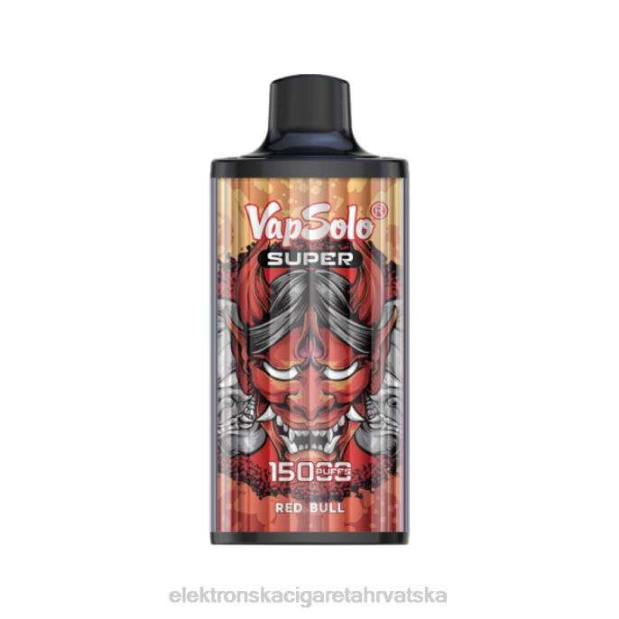 Jednokratni Vape Hrvatska - Vapsolo SUPER jednokratni vape crveni bik 02XP114