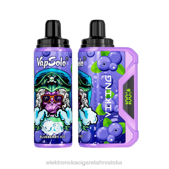 E Cigareta Osijek - Vapsolo VIKING jednokratni vape borovnica 02XP130