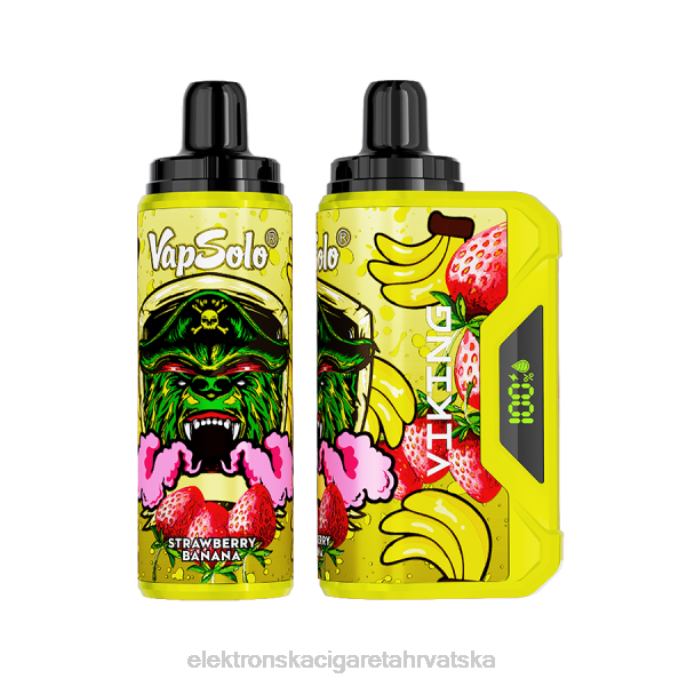 Jednokratni Vape Tisak - Vapsolo VIKING jednokratni vape jagoda banana 02XP137