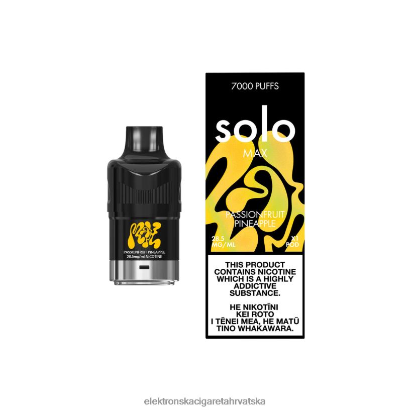 E Cigareta Tekućina - Solo MAX pod passionfruit ananas V80ZZF81